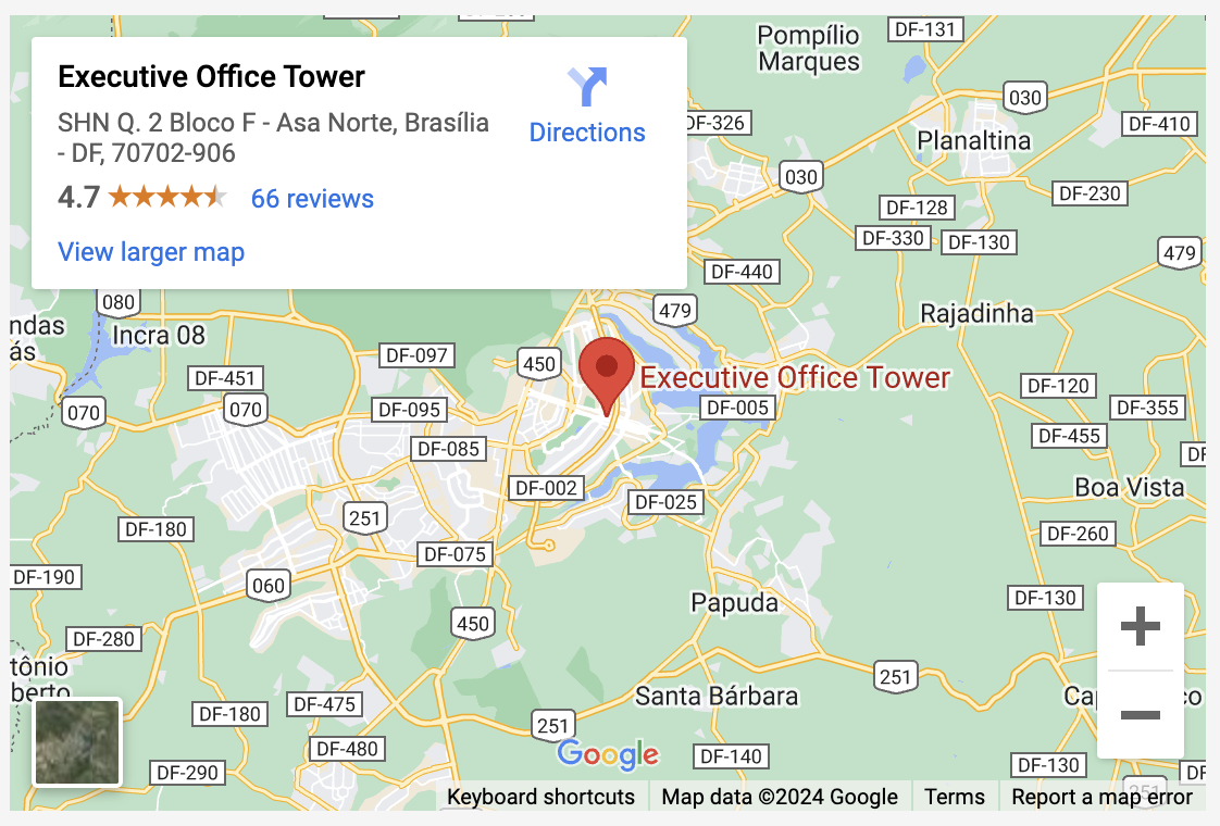 Mapa de Localização Geomática